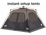 Coleman instant setup tents